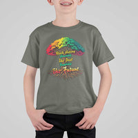 Black History Month Quote T Shirt For Kid Inspiring The Future Honoring The Past - Wonder Print Shop