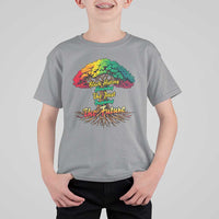 Black History Month Quote T Shirt For Kid Inspiring The Future Honoring The Past - Wonder Print Shop