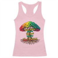 Black History Month Quote Racerback Tank Top Inspiring The Future Honoring The Past - Wonder Print Shop
