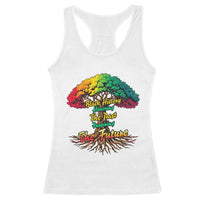 Black History Month Quote Racerback Tank Top Inspiring The Future Honoring The Past - Wonder Print Shop