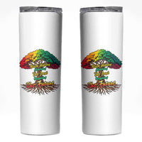 Black History Month Quote Skinny Tumbler Inspiring The Future Honoring The Past - Wonder Print Shop