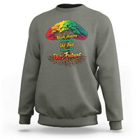 Black History Month Quote Sweatshirt Inspiring The Future Honoring The Past - Wonder Print Shop