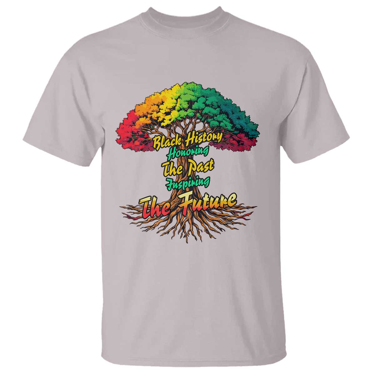 Black History Month Quote T Shirt Inspiring The Future Honoring The Past - Wonder Print Shop