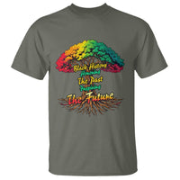 Black History Month Quote T Shirt Inspiring The Future Honoring The Past - Wonder Print Shop
