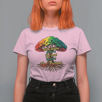 Black History Month Quote T Shirt For Women Inspiring The Future Honoring The Past - Wonder Print Shop