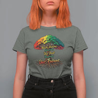 Black History Month Quote T Shirt For Women Inspiring The Future Honoring The Past - Wonder Print Shop