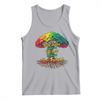 Black History Month Quote Tank Top Inspiring The Future Honoring The Past - Wonder Print Shop