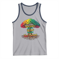 Black History Month Quote Tank Top Inspiring The Future Honoring The Past - Wonder Print Shop