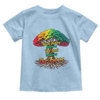Black History Month Quote Toddler T Shirt Inspiring The Future Honoring The Past - Wonder Print Shop