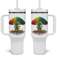 Black History Month Quote Tumbler With Handle Inspiring The Future Honoring The Past - Wonder Print Shop