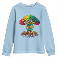 Black History Month Quote Youth Sweatshirt Inspiring The Future Honoring The Past - Wonder Print Shop