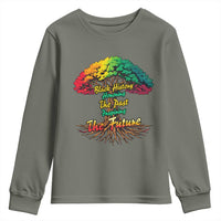 Black History Month Quote Youth Sweatshirt Inspiring The Future Honoring The Past - Wonder Print Shop