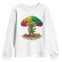 Black History Month Quote Youth Sweatshirt Inspiring The Future Honoring The Past - Wonder Print Shop