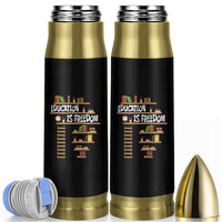 Education Is Freedom Bullet Tumbler African American History Africa Map Books - Wonder Print Shop