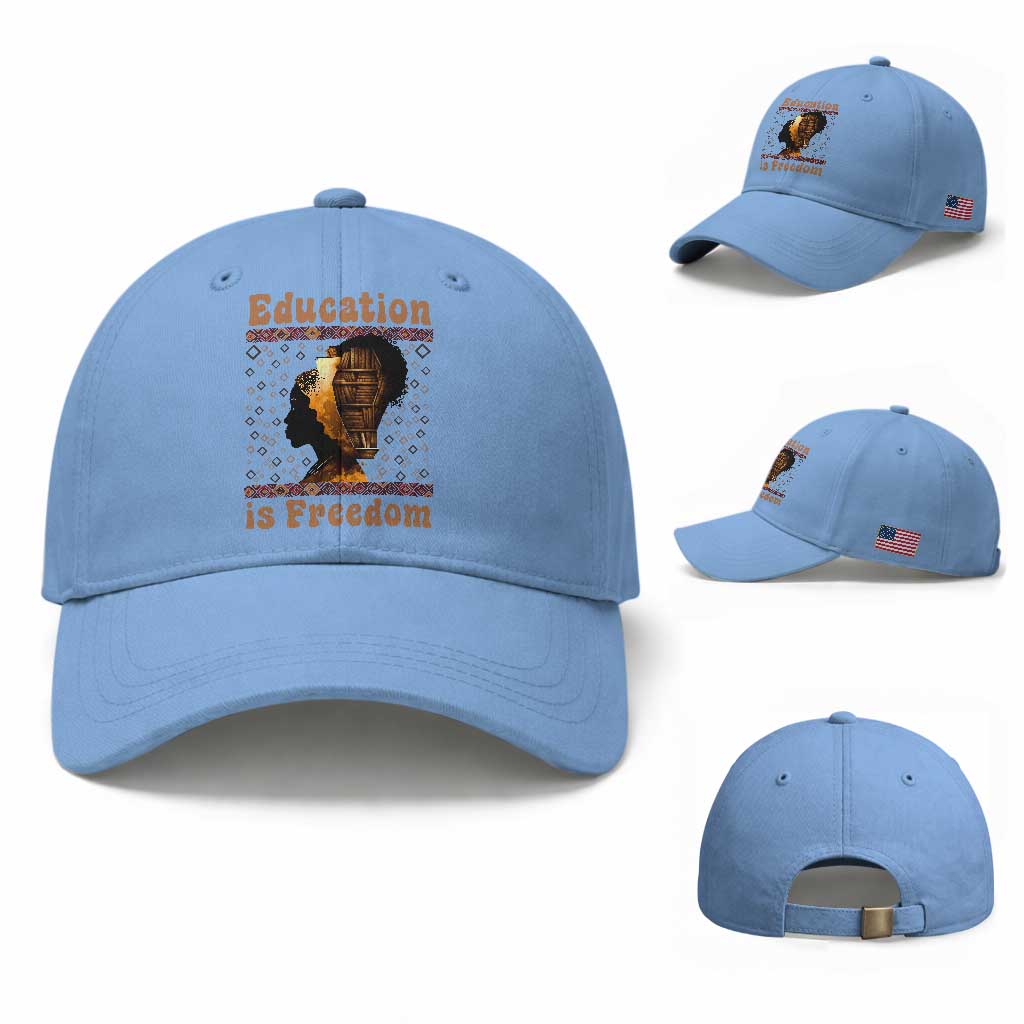 Education Is Freedom Baseball Cap Black History Women Teacher Gift