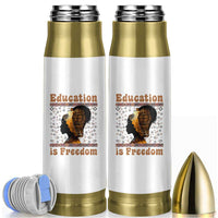 Education Is Freedom Bullet Tumbler Black History Women Teacher Gift - Wonder Print Shop