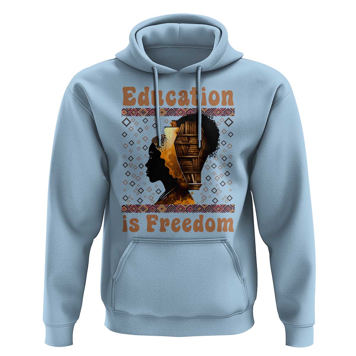 Education Is Freedom Hoodie Black History Women Teacher Gift - Wonder Print Shop