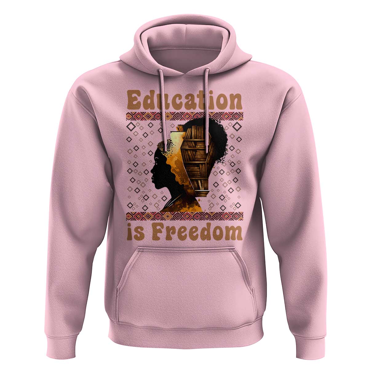 Education Is Freedom Hoodie Black History Women Teacher Gift - Wonder Print Shop