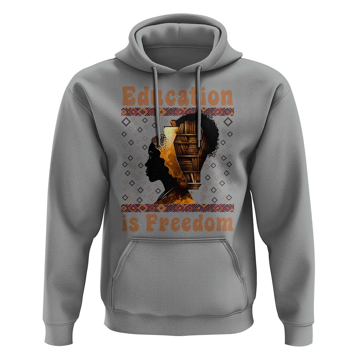 Education Is Freedom Hoodie Black History Women Teacher Gift - Wonder Print Shop