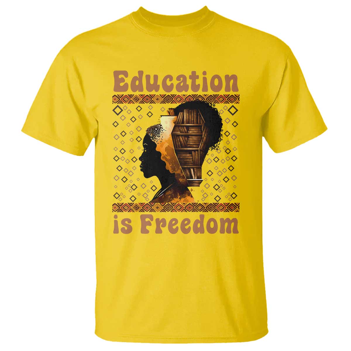 Education Is Freedom T Shirt Black History Women Teacher Gift - Wonder Print Shop