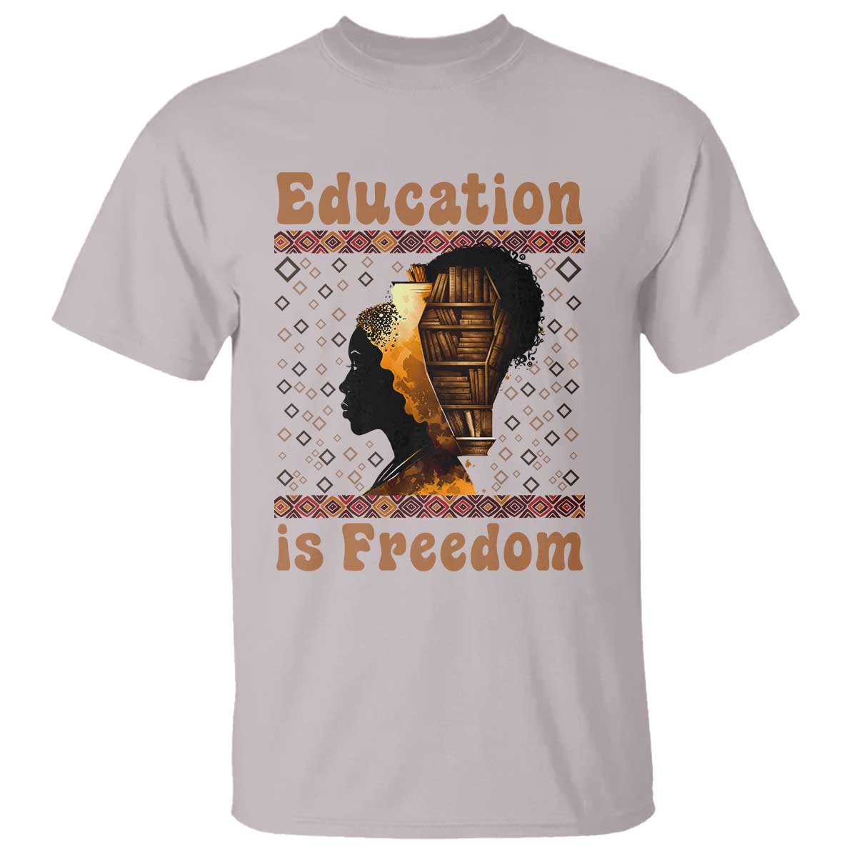 Education Is Freedom T Shirt Black History Women Teacher Gift - Wonder Print Shop