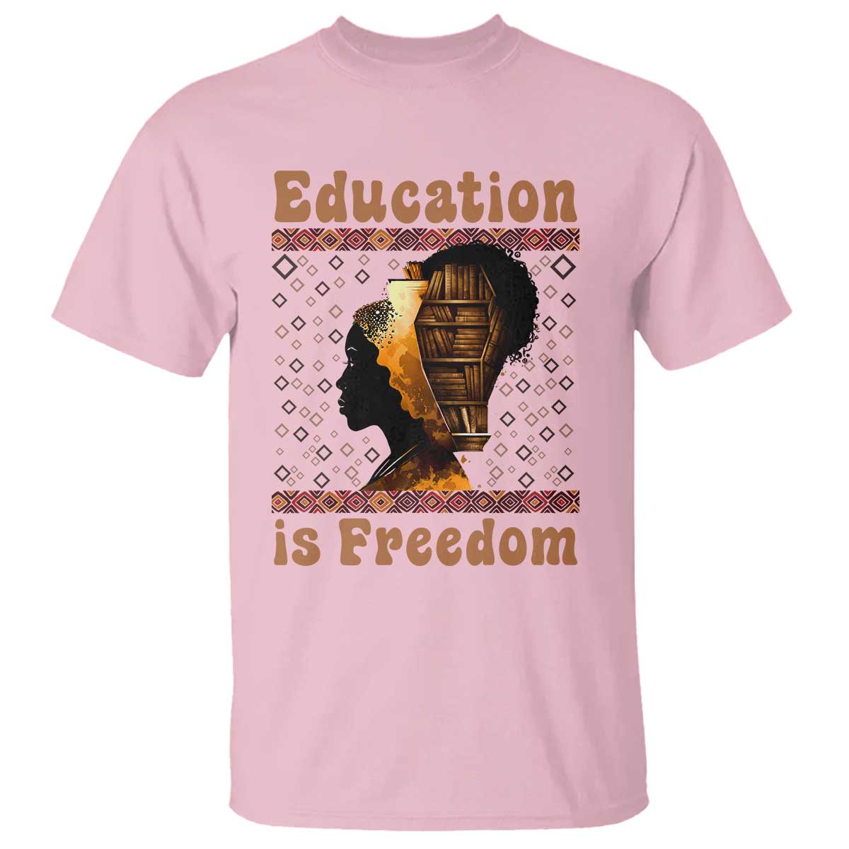 Education Is Freedom T Shirt Black History Women Teacher Gift - Wonder Print Shop
