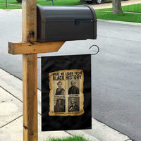 What We Learn From Black History Garden Flag Vintage African American Leaders - Wonder Print Shop