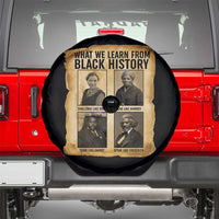 What We Learn From Black History Spare Tire Cover Vintage African American Leaders - Wonder Print Shop