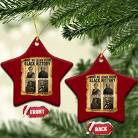 What We Learn From Black History Ceramic Ornament Vintage African American Leaders - Wonder Print Shop