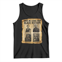 What We Learn From Black History Tank Top Vintage African American Leaders - Wonder Print Shop