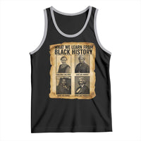 What We Learn From Black History Tank Top Vintage African American Leaders - Wonder Print Shop