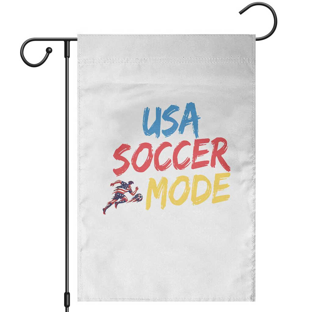 USA Soccer Mode Garden Flag United States Team Pride