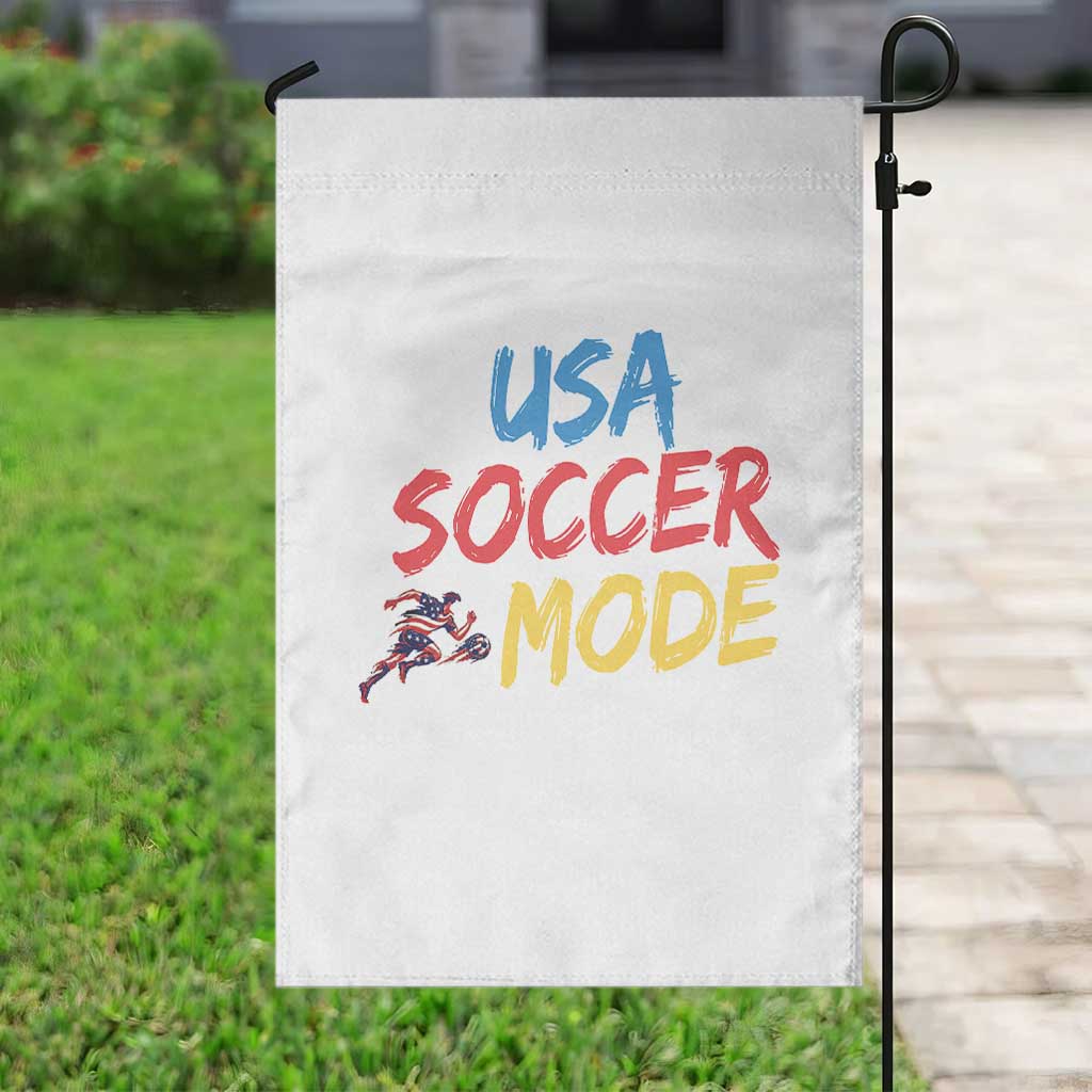 USA Soccer Mode Garden Flag United States Team Pride