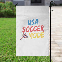 USA Soccer Mode Garden Flag United States Team Pride