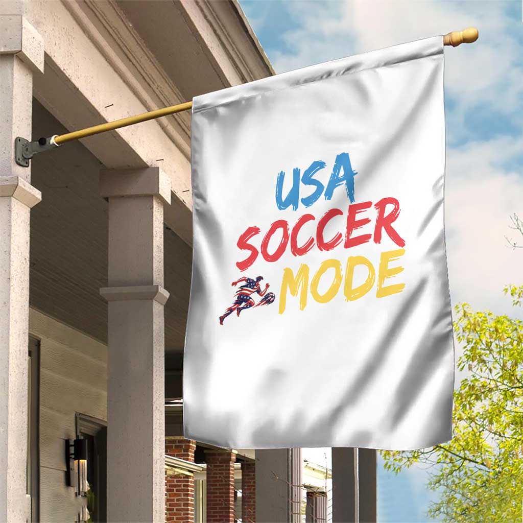 USA Soccer Mode Garden Flag United States Team Pride