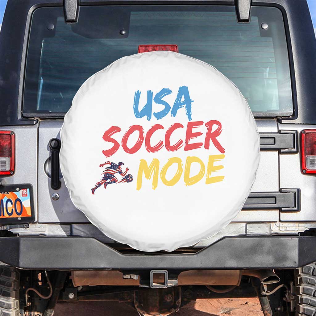 USA Soccer Mode Spare Tire Cover United States Team Pride
