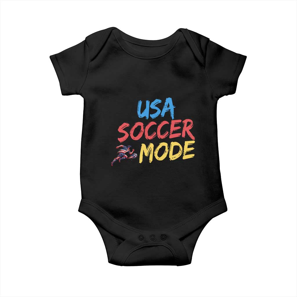USA Soccer Mode Baby Onesie United States Team Pride