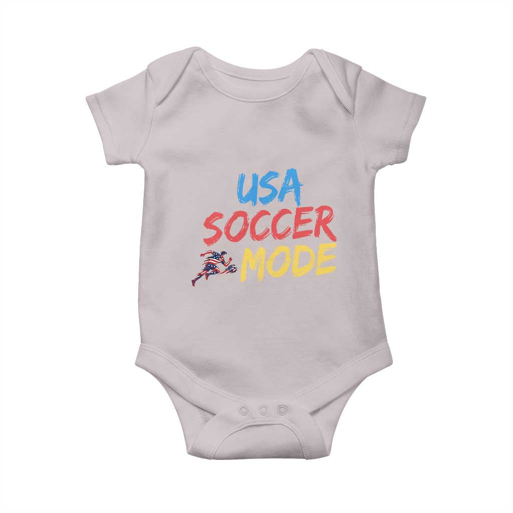 USA Soccer Mode Baby Onesie United States Team Pride