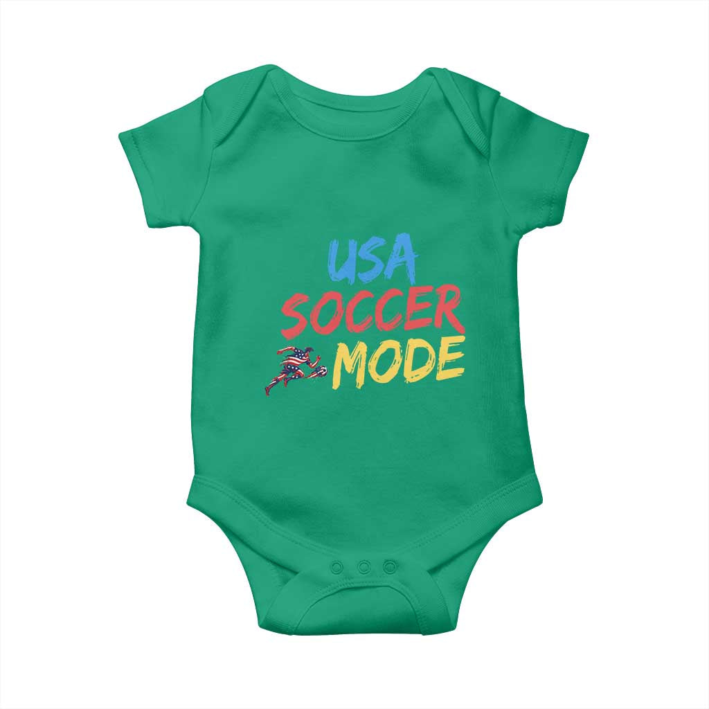 USA Soccer Mode Baby Onesie United States Team Pride