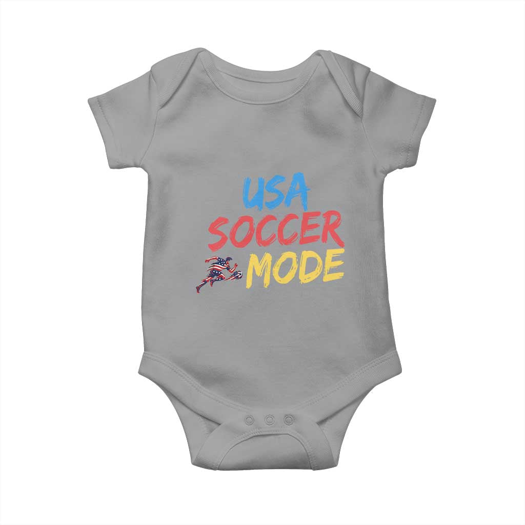 USA Soccer Mode Baby Onesie United States Team Pride