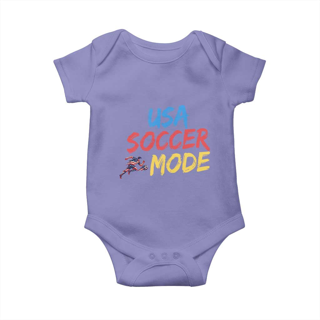 USA Soccer Mode Baby Onesie United States Team Pride