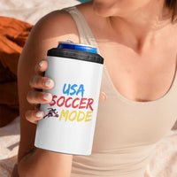 USA Soccer Mode 4 in 1 Can Cooler Tumbler United States Team Pride