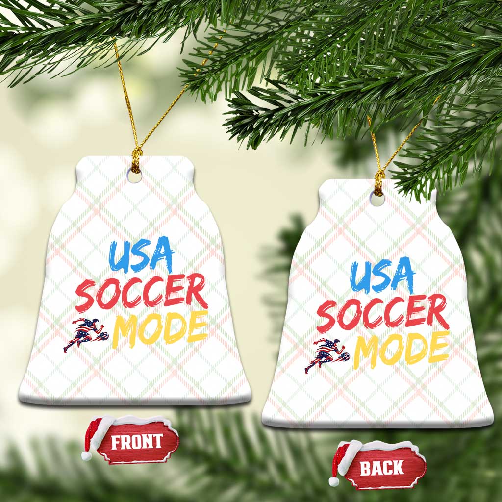 USA Soccer Mode Ceramic Ornament United States Team Pride