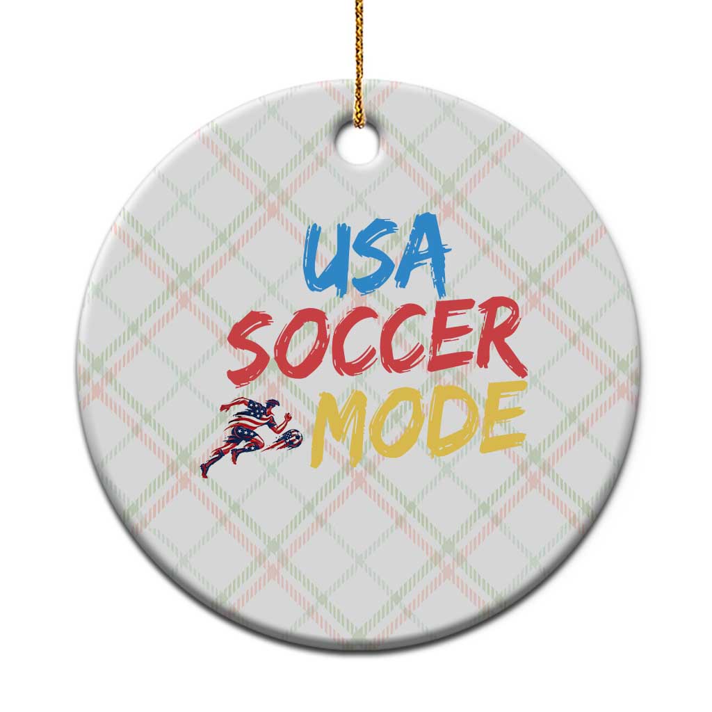 USA Soccer Mode Ceramic Ornament United States Team Pride