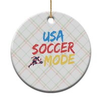 USA Soccer Mode Ceramic Ornament United States Team Pride