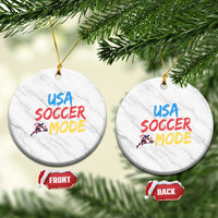 USA Soccer Mode Ceramic Ornament United States Team Pride