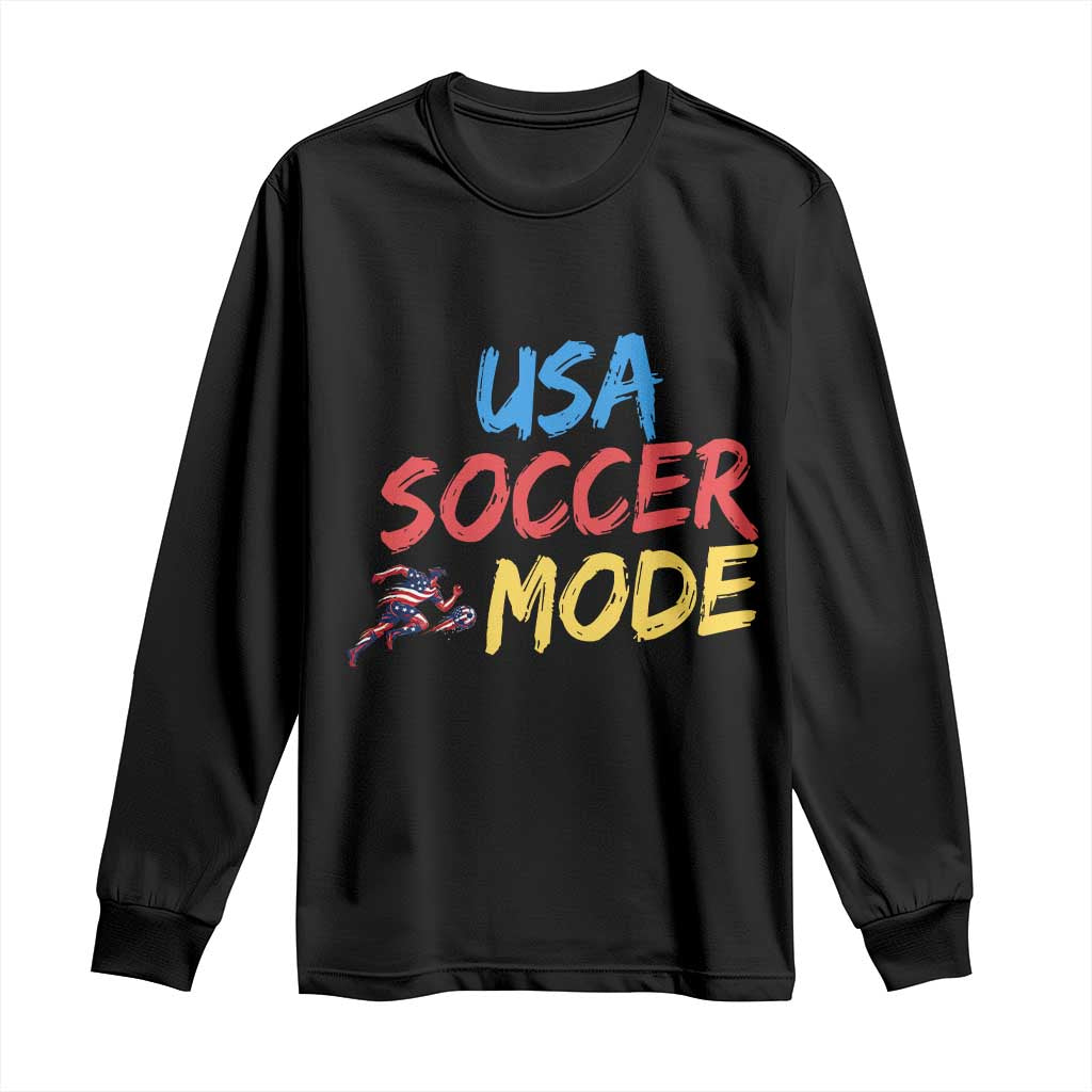USA Soccer Mode Long Sleeve Shirt United States Team Pride