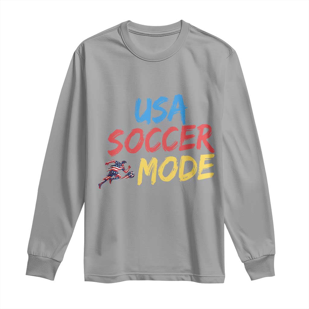 USA Soccer Mode Long Sleeve Shirt United States Team Pride