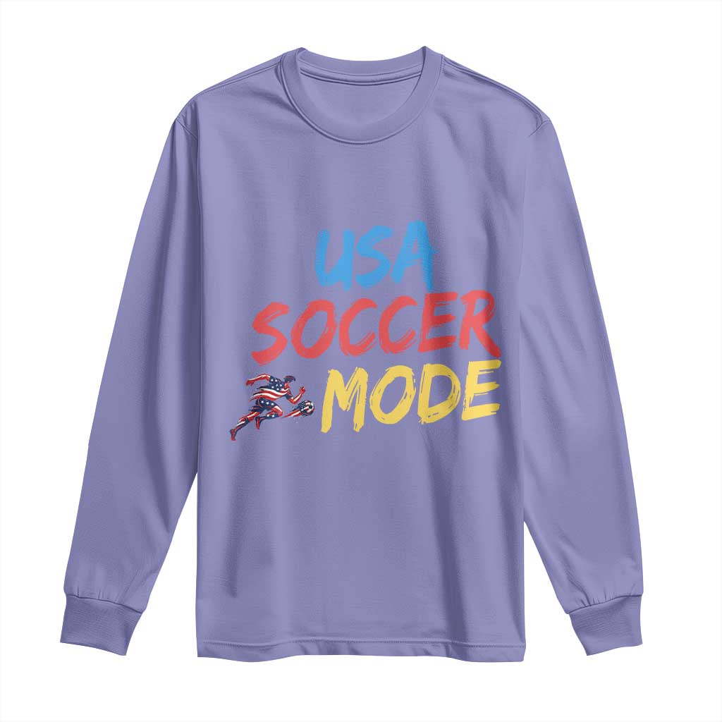 USA Soccer Mode Long Sleeve Shirt United States Team Pride