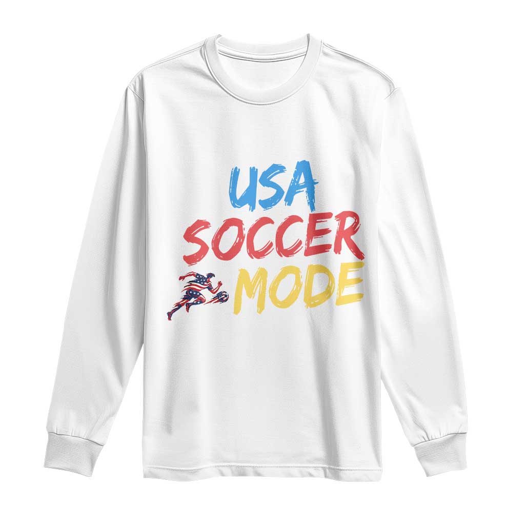 USA Soccer Mode Long Sleeve Shirt United States Team Pride